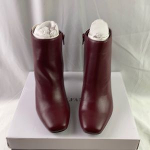 Alfani Shoes Walliss Leather Closed Toe Ankle